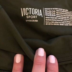 Dark olive Victoria Secret workout leggings